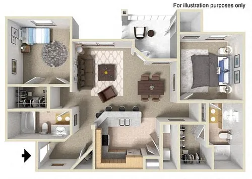 Floor plan B1 Snapdragon