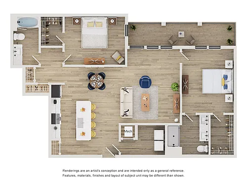 Floor plan B3