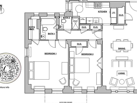 2nd image of 610 W 110th St APT 9E