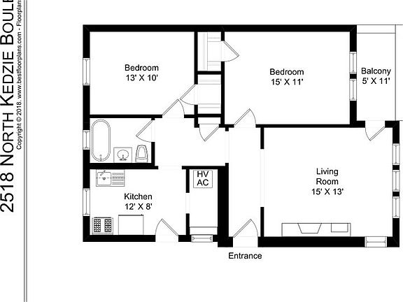 2nd image of 2516 N Kedzie Blvd #2518-3W