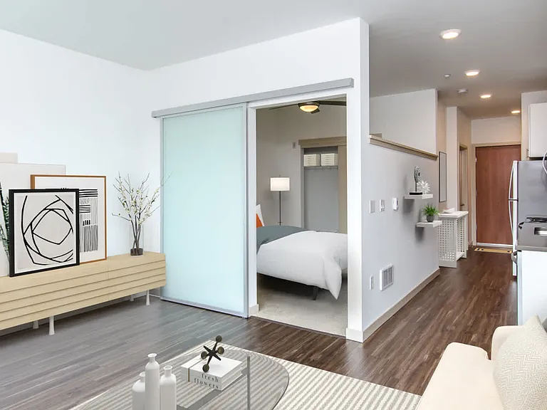 Living Room with Hardwood Floors
