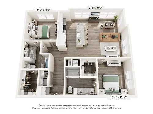 Floor plan B2