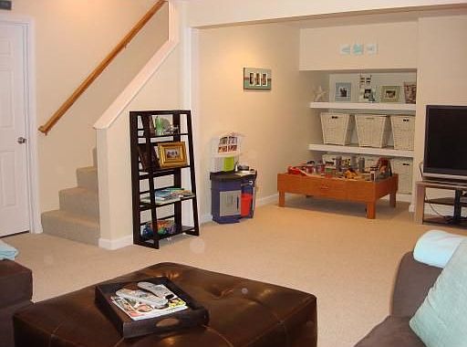 partial finished basement