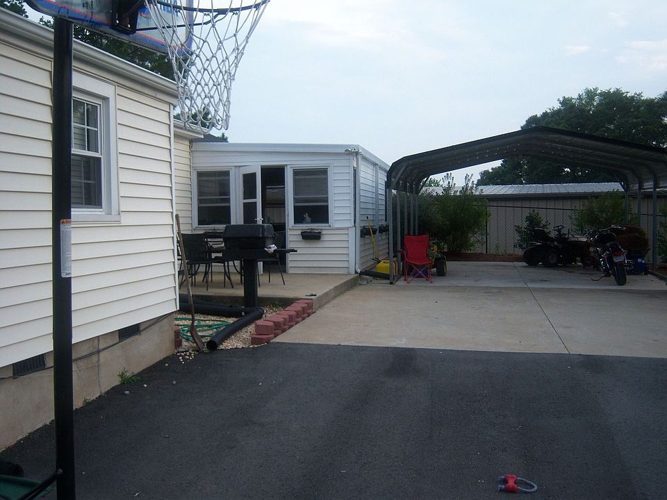 rear of home