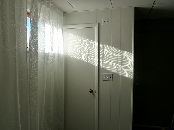 Sun coming through living area