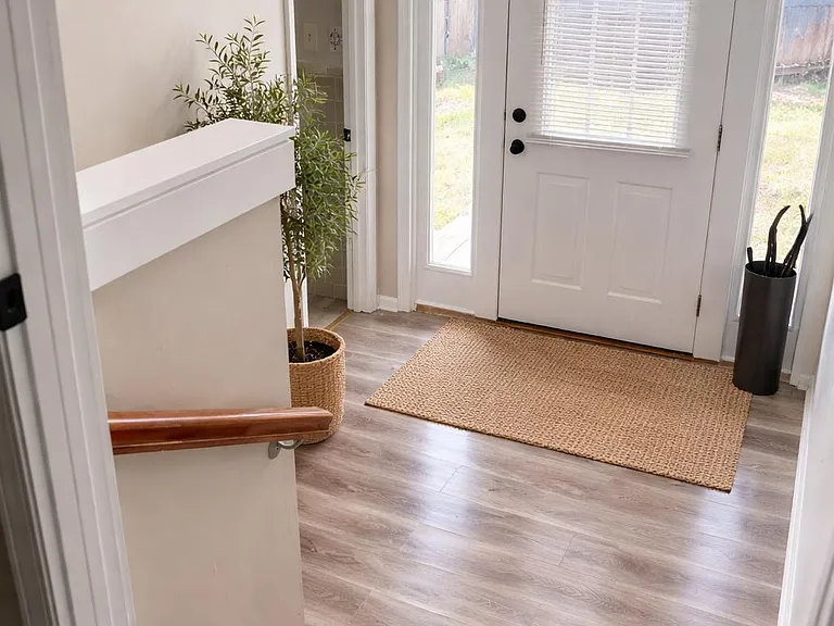 Interior view of your entryway as you step in your front door!