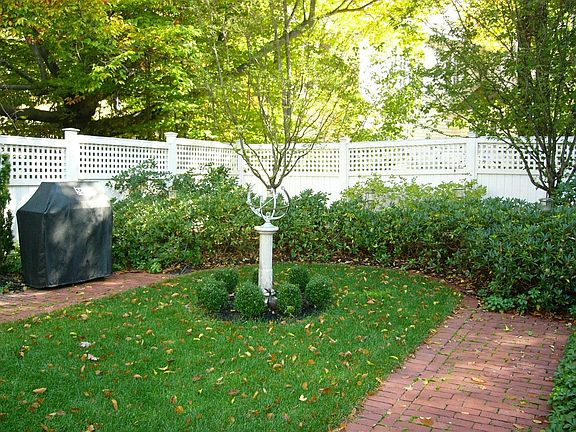 terrace, garden off Dining Room