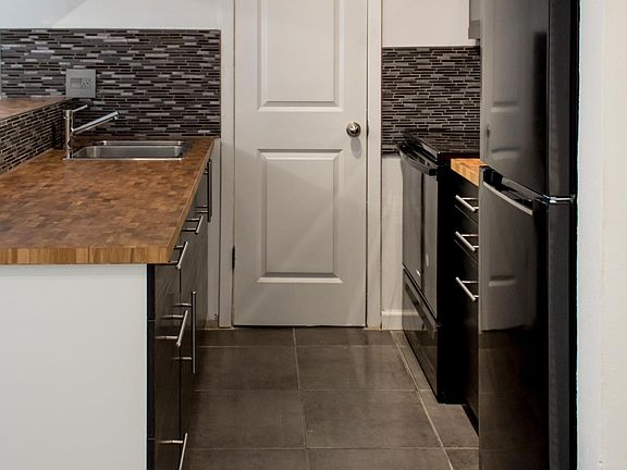 Galley style kitchen