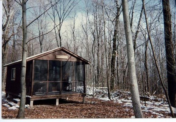 Guest house in woods