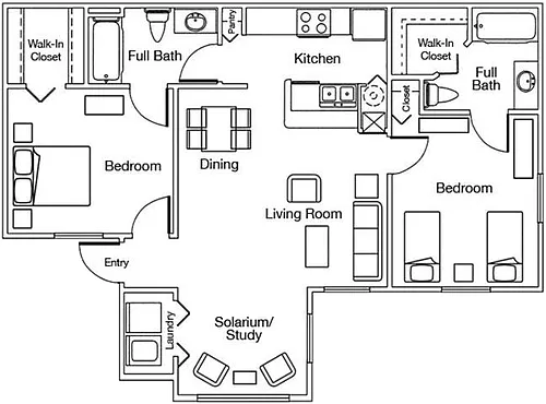 Floor plan 2X2