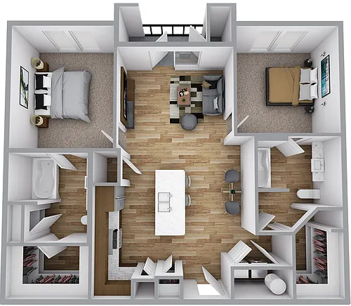 Floor plan B1-60% HTC