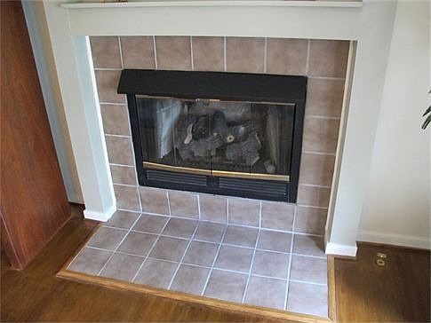 Gas Fireplace in Family Room