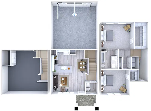 Floor plan Bellevue 1