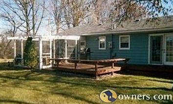 Large back yard.