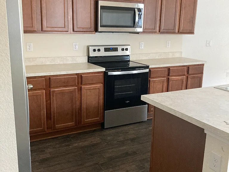 Kitchen...has a walk-in pantry