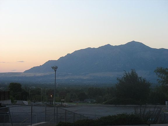 View of mountains