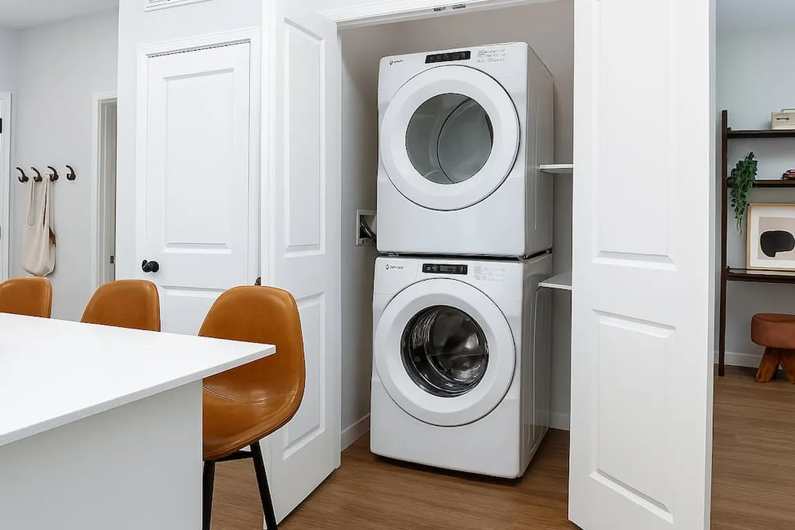 In-home full-size washer and dryer