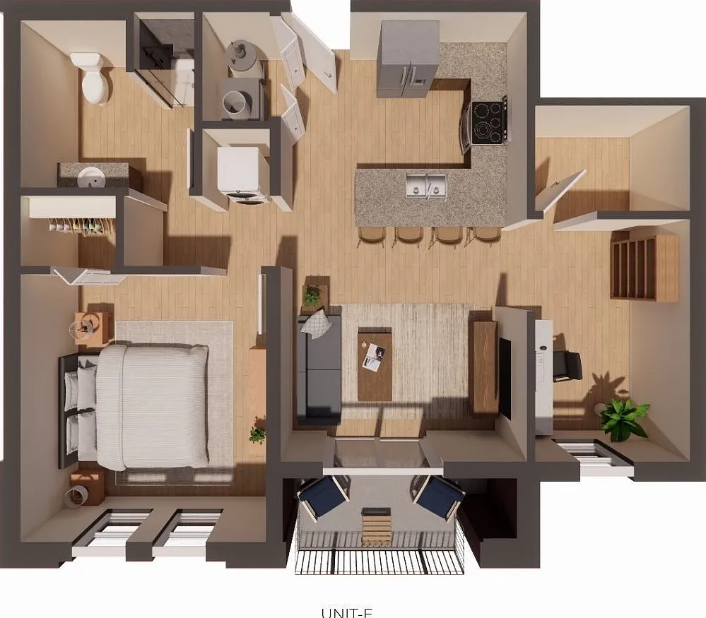 1 bed, 1.0 bath, 758 sqft, $1,850 — Photo 1