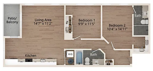 Floor plan Meredith House | B2