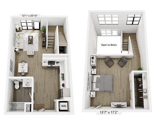 Floor plan Studio E1AL