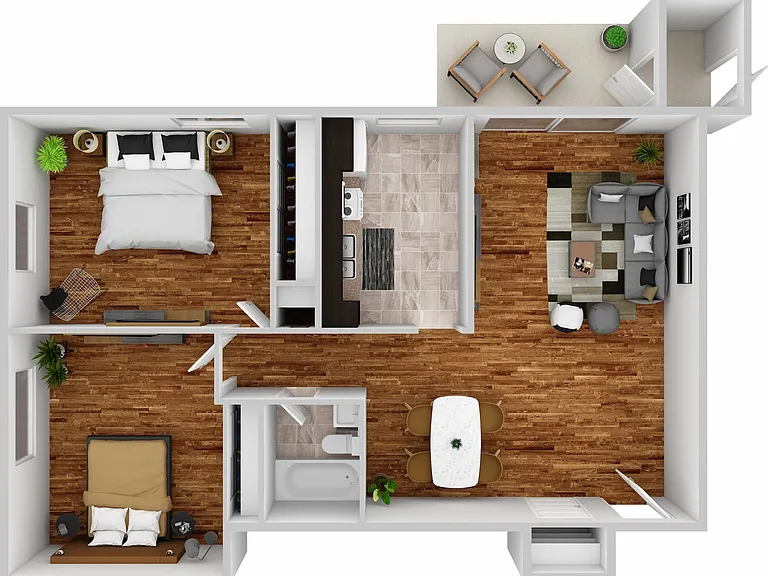 2 Bedroom Executive 2 Bedroom Executive