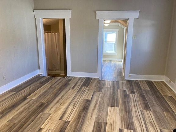 living room (into bathroom and kitchen)