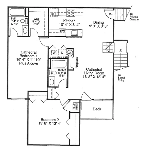 Floor plan The Oakmont