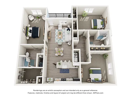 Floor plan The Magnolia