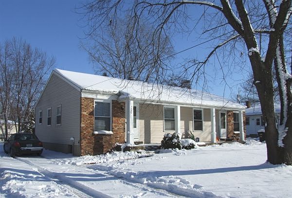 front in winter