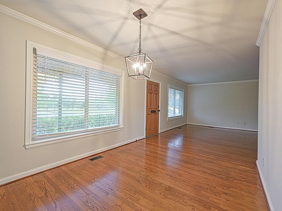 Dining room with view of entry and living room