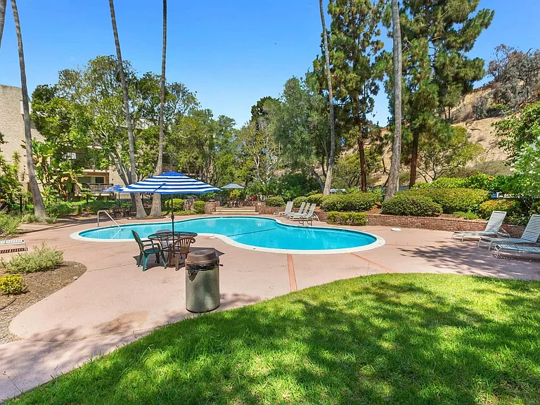 2nd Pool with car spot behind it