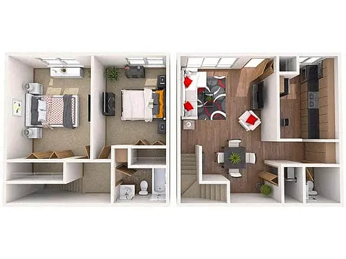 Floor plan Bristol Townhouse
