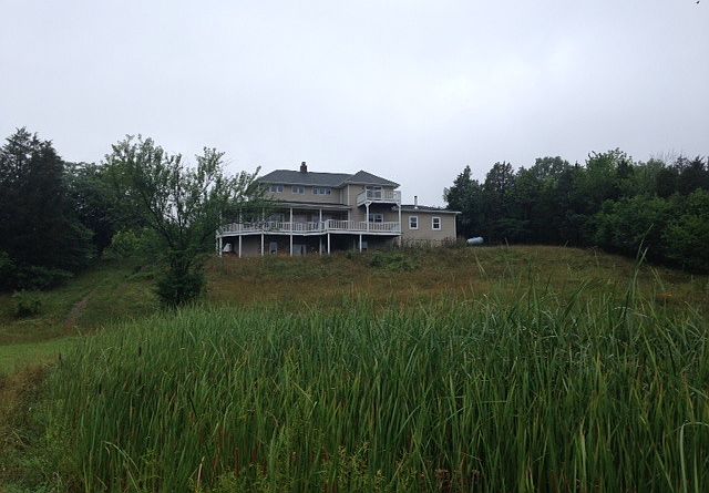 View of the house coming up the driveway