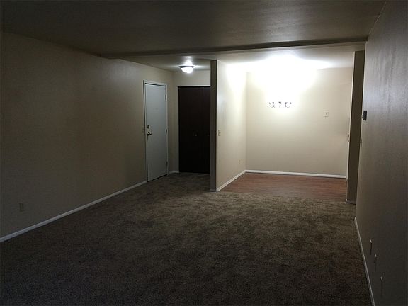 Living area looking into the dining area