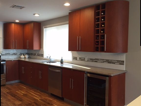 Newly remodeled kitchen