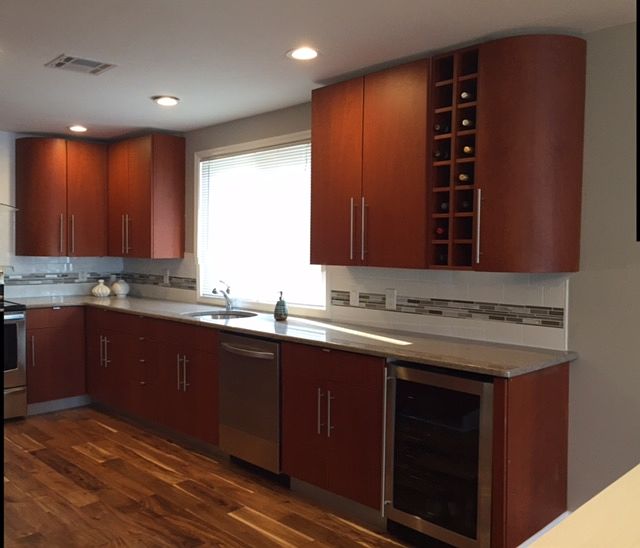 Newly remodeled kitchen