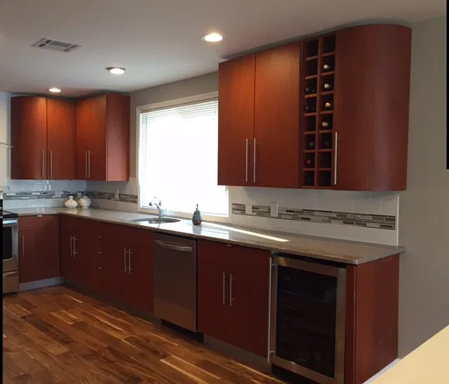 Newly remodeled kitchen