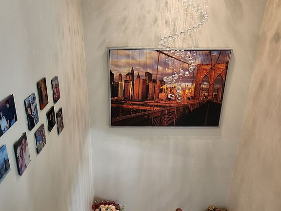 2nd flight of stairs and landing