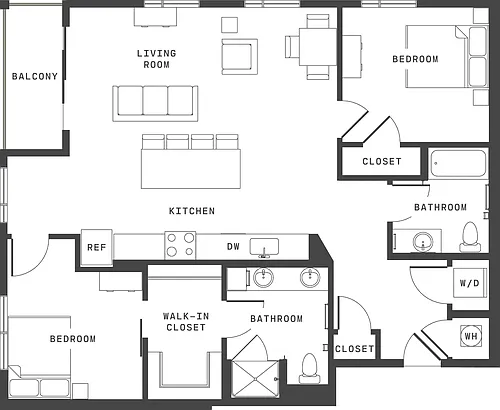Floor plan B11B