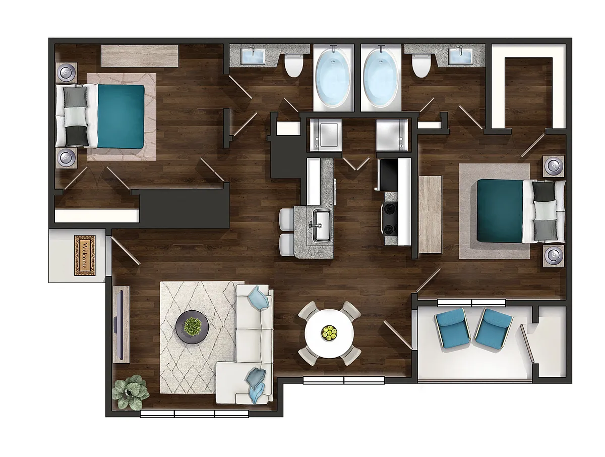 Floor plan Mayfair Upgraded