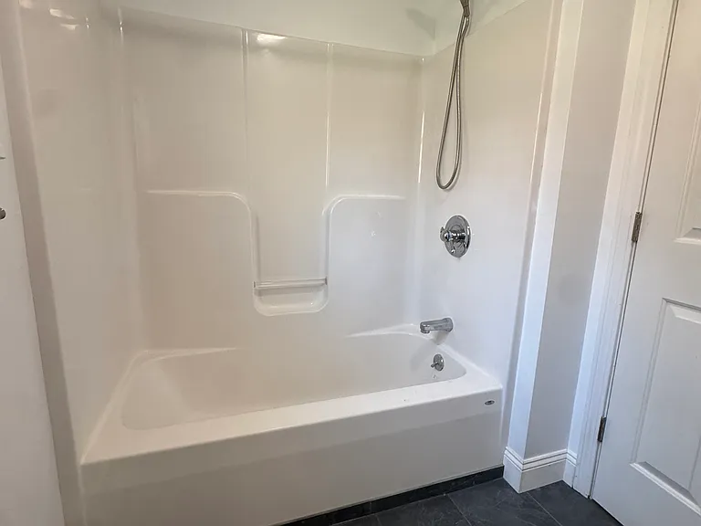 Shower in en suite primary bath
