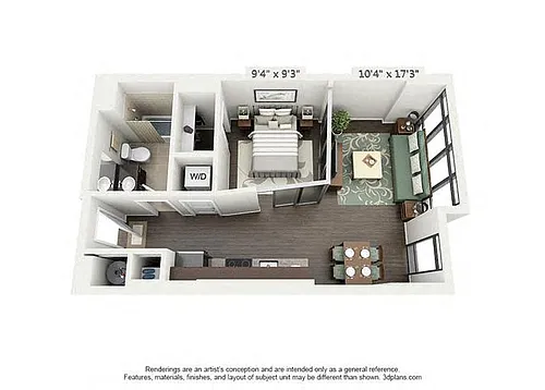 Floor plan A1D