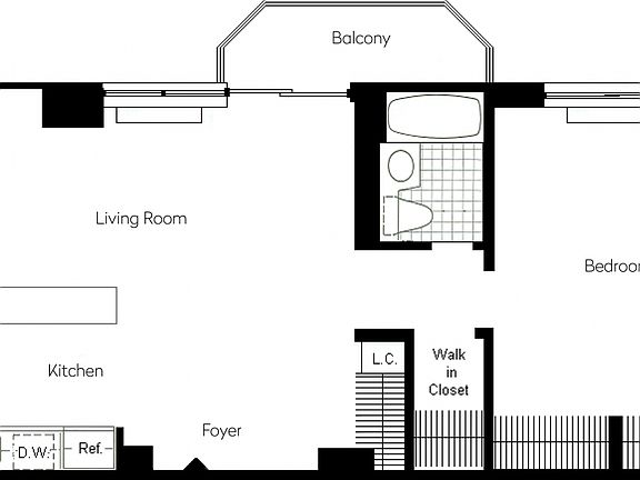 2nd image of 235 W 48th St APT 32A