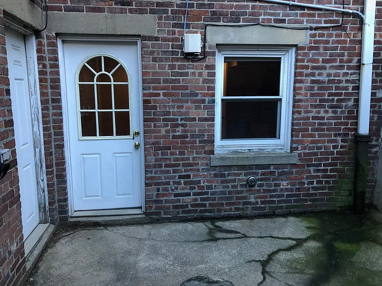 Your own private courtyard/garden area. Triangular shaped. About 80 sq ft.