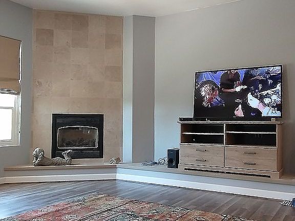 Family room open to Kitchen
