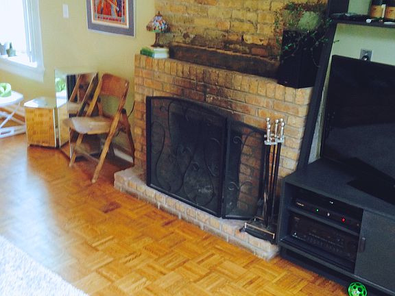 Wood Burning Fireplace