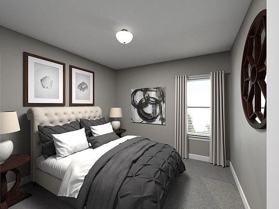 Secondary bedrooms can offer guests a space to rest their heads.