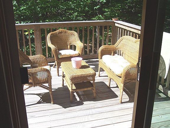 Rear deck viewed from DR