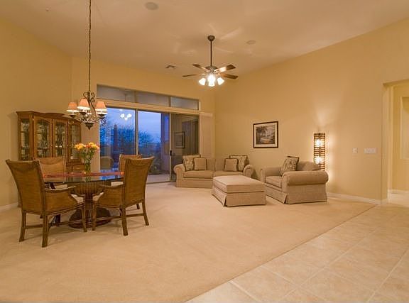 Living-Dining with Views of Pool