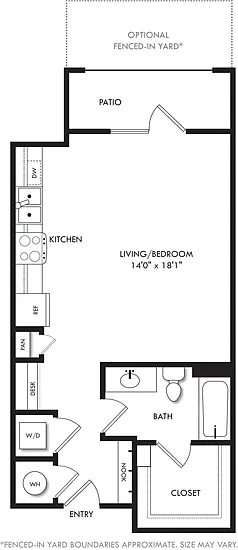 Floor plan Acme with Fenced-In Yard